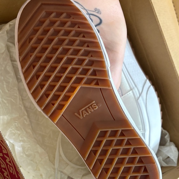 Vans White High-Top Sneakers - Picture 6 of 9